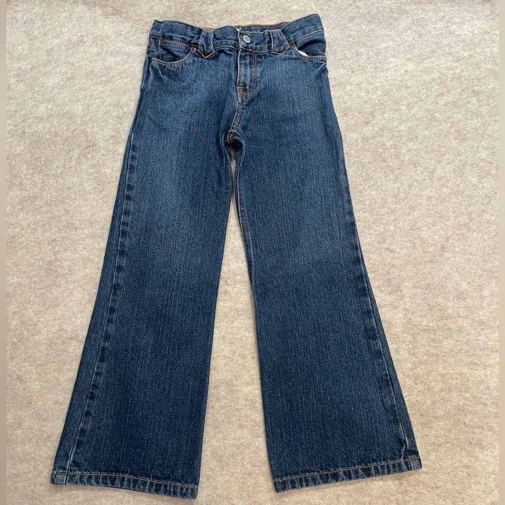 Ralph Lauren Dark Wash Denim Bootcut Cotton Jeans Girl’s Size 6X